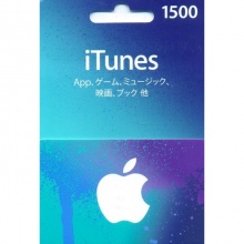 日本 1500YEN Apple iTunes Gift Card 禮物卡